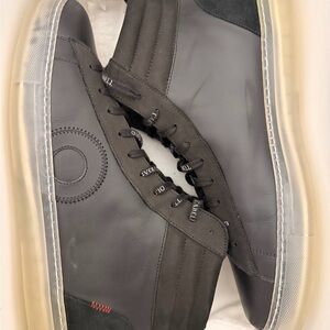 Oliver Cabell Charcoal High-Top Sneakers